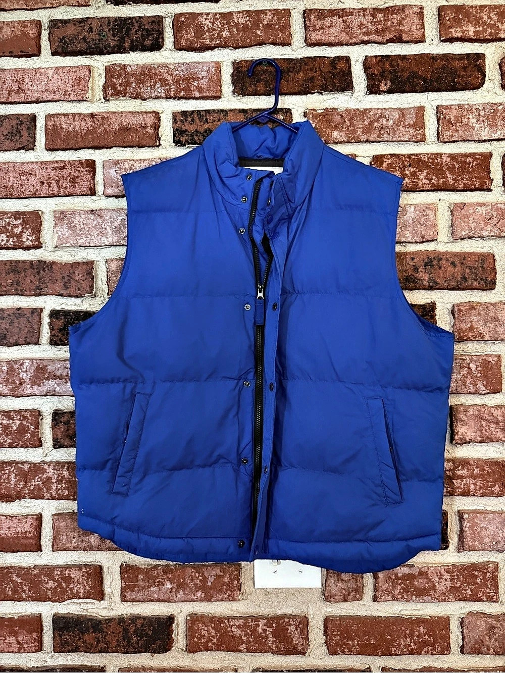 St. John's Bay Men's Blue Puffer Vest Size XL
